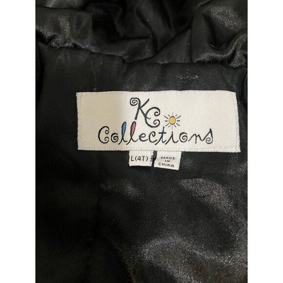 KC Collections Little Girls Green Pea Coat, Back to School Classic Large 4T - Picture 13 of 16